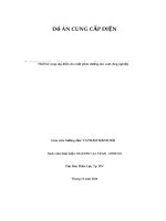 Đồ án CUNG cấp điện thiết kế cung cấp điện cho một phân xưởng