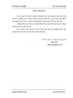 Giải pháp nâng cao chất lượng thẩm định giá tài sản bảo đảm nhằm mục đích cho vay tại ngân hàng thương mại cổ phần đầu tư và phát triển việt nam BIDV chi nhánh tây hà nội