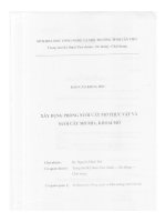 Xây dựng phòng nuôi cấy mô thực vật và nuôi cấy mô mía, khoai mở