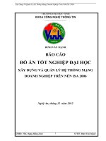 Xây dựng và quản lý hệ thống mạng doanh nghiệp trên nền ISA 2006