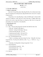 Đồ án môn học thiết kế đê