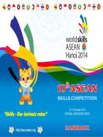 Cẩm nang Thi tay nghề ASEAN X Tiếng Anh