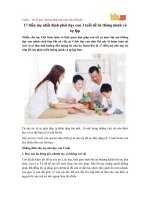 Dạy trẻ 3 tuổi điều gì?