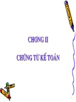 Nguyên lí kế toán chương 2 chứng từ kế toán 