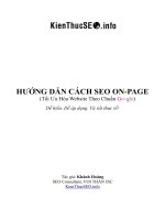 tài liệu Onpage SEO ebook