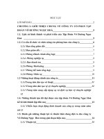 Xây dựng hệ thống thông tin quản lý Hợp đồng cung ứng vệ sỹ tại Công ty cổ phầnTập Đoàn Võ Đường Ngọc Hoà