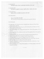 nghiên cứu cải tiến năng suất và chất lượng thân thịt heo địa phường tỉnh cần thơ