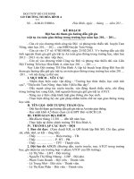 Kế hoạch hoạt động Mô hình đội Sao đỏ ATGT trước cổng trường