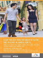 Lập NGÂN SÁCH một cách dễ dàng và hiệu quả