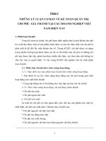 Hoàn hiện mô hình kế toán quản trị chi phí giá thành tại các doanh nghiệp việt nam hiện nay