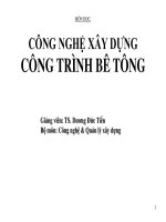 phương pháp thi công đập đá đổ