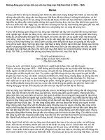 Những đóng góp và hạn chế của văn học lãng mạn việt nam thời kì 1930 – 1945