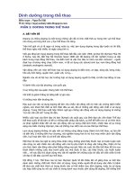 Dinh dưỡng trong TDTT