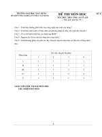 Đề thi Tổ chức thi công_A1