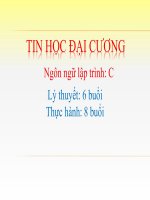 mảng con trỏ trong C