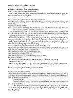 Ôn tập tài chính tiền tệ