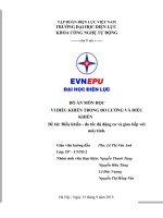 Điều khiển đo tốc độ động cơ và giao tiếp với máy tính.