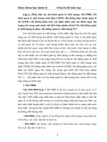 Phân biệt các tiêu chuẩn và hệ thống chất lượng