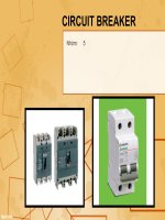 Bài thuyết trình khí cụ điện cơ bản