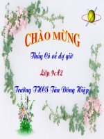 ÔN TẬP CHƯƠNG 4  DS9