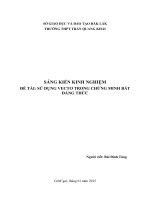 SKKN sư DUNG VT TRONG CM  BDT