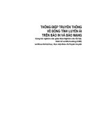 Thông điệp truyền thông về đồng tính luyến ái trên báo in và báo mạng 