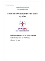 Thiết kế bộ điều khiển cho lò điện trở lý thuyết điều khiển tự động