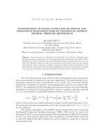 INVESTIGATION OF EXAFS CUMULANTS OF SILICON AND GERMANIUM SEMICONDUCTORS BY STATISTICAL MOMENT METHOD PRESSURE DEPENDENCE