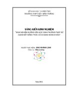 Kinh nghiệm hướng dẫn dùng bất đẳng thức côsi nghịch đảo trong giải toán 