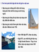 tính toán thiết kế đập bê tông trọng lực