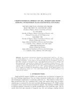 COMPUTATIONAL DESIGN OF MN4 MOLECULES WITH STRONG INTRAMOLECULAR EXCHANGE COUPLING