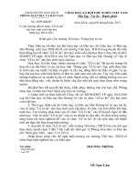 Công văn Hướng dẫn tổ chức 