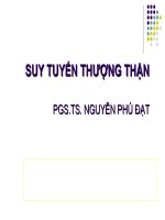 Bài giảng suy tuyến thượng thận