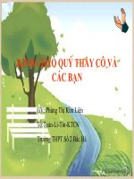 Bài Phương trình đường thẳng(tiết 3)