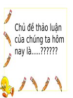 thảo luận thức ăn nhanh