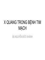 Bài giảng x quang trong bệnh tim mạch