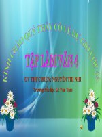 Luyện tập miêu tả các bộ phận của cây cối