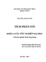 Tích phân itô 