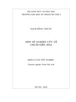 Một số nghiên cứu về chuỗi điều hòa 