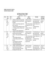 Kế hoạch bộ môn Thể dục 7 kỳ 2