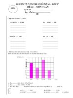 ĐỀ ÔN TOÁN 5 CUỐI HK II nh 2010 2011