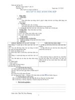 BT VÀ TH 9: BÀI TẬP VÀ THỰC HÀNH TỔNG HỢP