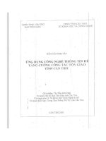 báo cáo tóm tắt ứng dụng công nghệ thông tin để tăng cường công tác tôn giáo tỉnh cần thơ