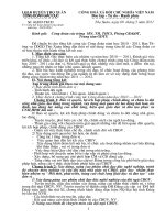 HD tổng kết Công đoàn năm học 10   11