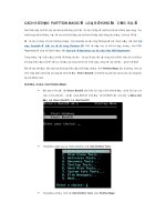 Cách sử dụng Parttion Magic để loại bỏ vùng dĩa cứng bị lỗi