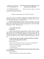 Biểu mẫu BC tổng kết  năm học CMC PCGD 2010 2011