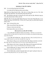 MÔ HÌNH SINH HOẠT TRUYỀN THỐNG