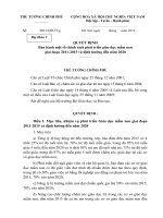 QUYẾT ĐỊNH Ban hành một số chính sách phát triển giáo dục mầm non giai đoạn 2011 2015 và định hướng đến năm 2020