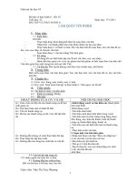 BT VÀ TH 6: LÀM QUEN VỚI WORD