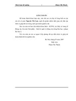 Nhịp điệu phát triển dân số một số xã thuộc huyện lục nam   tỉnh bắc giang và những ảnh hưởng của nó đến sự phát triển kinh tế   xã hội 